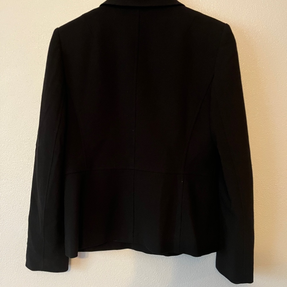 Talbots Black Blazer Structured Professional Design - Picture 2 of 3